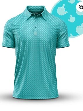 Bogey Bros Birdie Finger Polo Shirt Performance Stretch I20